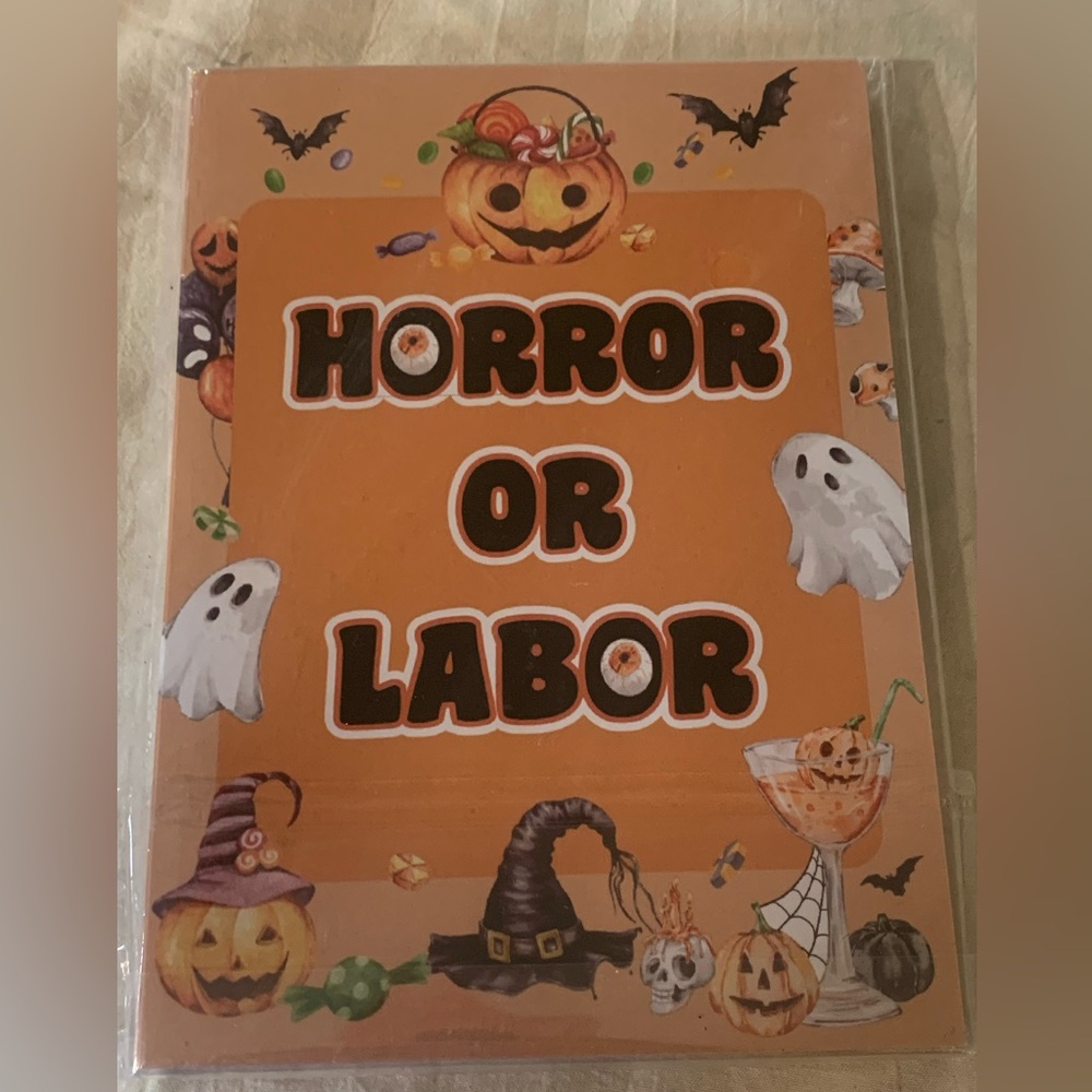 Baby shower card game